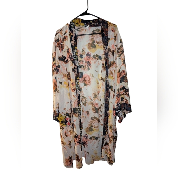 Floral Kimono Robe- 22/24W - Picture 1 of 3